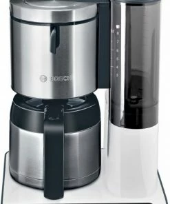 Kaffeemaschinen Bosch TKA8651 Kaffeeautomat Mit Thermokanne Weiß/anthrazit