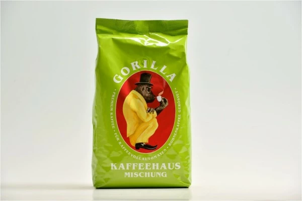 JOERGES Gorilla Kaffeehaus (1000g) Kaffeebohnen Grün 3 JOERGES Gorilla Kaffeehaus (1000g) Kaffeebohnen Grün