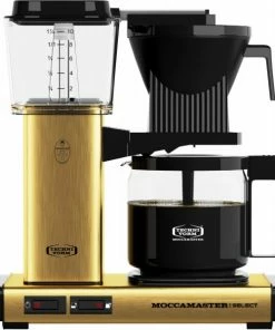 Kaffeemaschinen MOCCAMASTER KBG Select Kaffeeautomat Brushed Brass