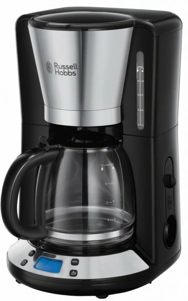 Kaffeemaschinen Russell Hobbs Victory Digitale Glas-Kaffeemaschine 24030-56 Edelstahl/schwarz 3 Kaffeemaschinen Russell Hobbs Victory Digitale Glas-Kaffeemaschine 24030-56 Edelstahl/schwarz