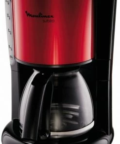 Kaffeemaschinen Moulinex FG 360 D Kaffeeautomat Rot Metallic/schwarz