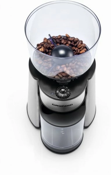 Kaffeemühlen Grundig CM 6760 Kaffeemühle Edelstahl/schwarz 6 Kaffeemühlen Grundig CM 6760 Kaffeemühle Edelstahl/schwarz – Bild 4