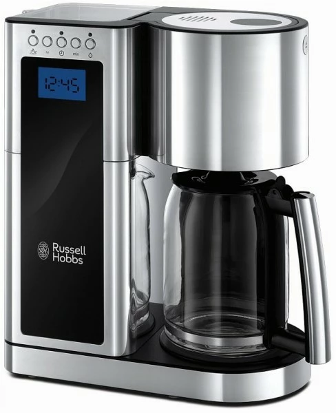 Kaffeemaschinen Russell Hobbs Elegance Digitale Glas-Kaffeemaschine Mit Timer Edelstahl/schwarz 3 Kaffeemaschinen Russell Hobbs Elegance Digitale Glas-Kaffeemaschine Mit Timer Edelstahl/schwarz