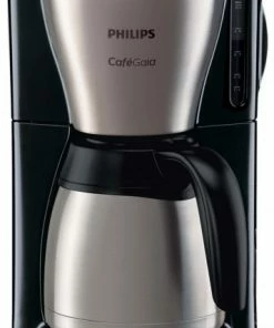 Kaffeemaschinen Philips HD7548/20 Gaia Collection Kaffeeautomat Mit Thermokanne Edelstahl/schwarz