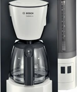 Kaffeemaschinen Bosch TKA6A041 Kaffeeautomat Weiß/dunkelgrau