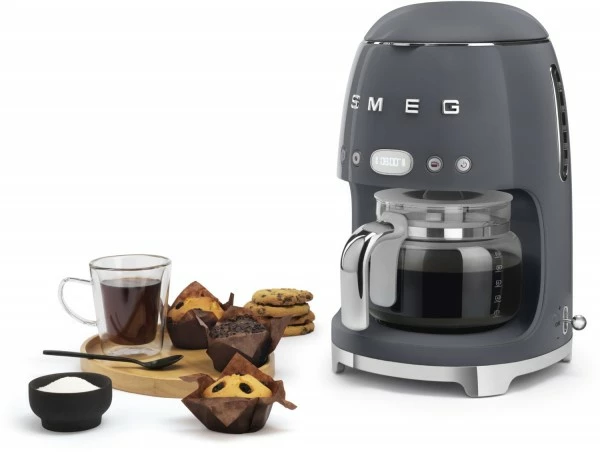 Kaffeemaschinen Smeg DCF02GREU Kaffeeautomat Anthrazit 4 Kaffeemaschinen Smeg DCF02GREU Kaffeeautomat Anthrazit – Bild 2