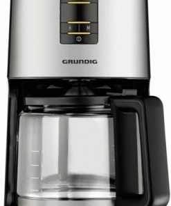 Kaffeemaschinen Grundig KM 7680 Delisia Kaffeeautomat Silber/schwarz