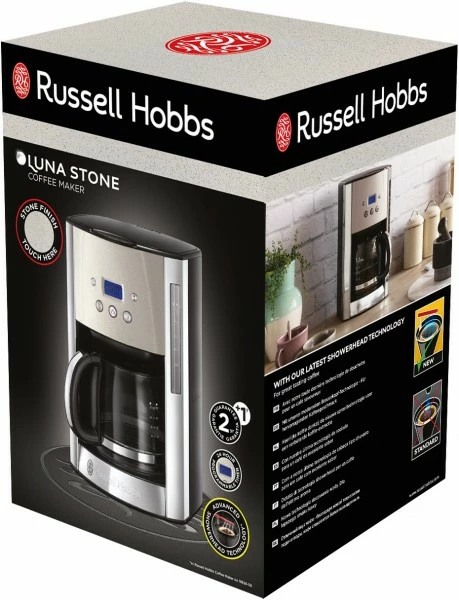 Kaffeemaschinen Russell Hobbs Luna Digitale Glas-Kaffeemaschine Kaffeeautomat Mit Timer Stone 4 Kaffeemaschinen Russell Hobbs Luna Digitale Glas-Kaffeemaschine Kaffeeautomat Mit Timer Stone – Bild 2
