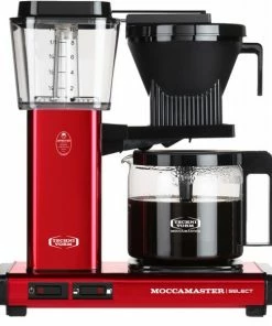 Kaffeemaschinen MOCCAMASTER KBG Select Kaffeeautomat Red Metallic