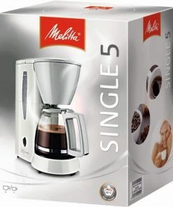 Kaffeemaschinen Melitta Single 5 M 720-1/1 Kaffeeautomat Weiß/grau -Kaffeemaschinen Verkäufe 571546af 78a8 4384 b121 2a2ecdb57940 600x600