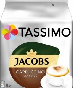 Kaffee TASSIMO Jacobs Cappuccino Classico (8+8 Stück) Kapsel-System