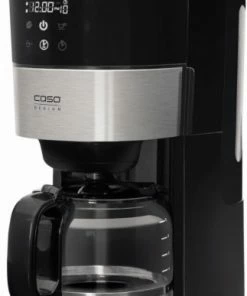 Kaffeemaschinen Caso Grande Aroma 100 Kaffeeautomat Mit Intergrierter Kaffeemühle Edelstahl/schwarz
