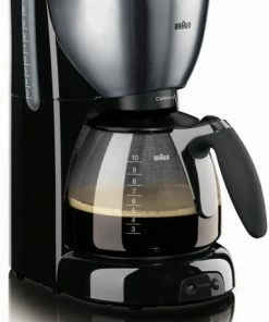 Kaffeemaschinen Braun KF 570/1 BK CafeHouse PurAroma DeLu Kaffeeautomat Schwarz