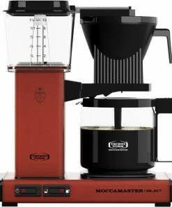 Kaffeemaschinen MOCCAMASTER KBG Select Kaffeeautomat Brick Red