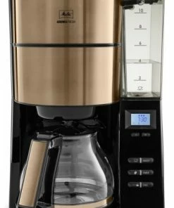 Kaffeemaschinen Melitta AromaFresh Glas 1021-04 Kaffeeautomat Mit Intergrierter Kaffeemühle Kupfer