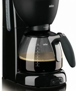 Kaffeemaschinen Braun KF 560/1 BK CafeHouse PurAroma Plus Kaffeeautomat Schwarz