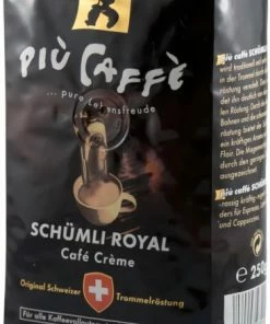 Piu Caffe Schümli Royal 250 G Kaffeebohnen
