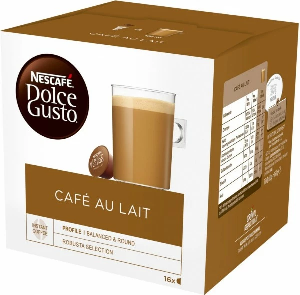 Kaffee Nescafé Dolce Gusto Cafe Au Lait Kapsel-System 3 Kaffee Nescafé Dolce Gusto Cafe Au Lait Kapsel-System