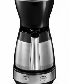 Kaffeemaschinen DeLonghi ICM16710 Kaffeeautomat Silber/schwarz