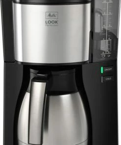Kaffeemaschinen Melitta Look Therm Perfection Kaffeeautomat Mit Thermokanne Schwarz