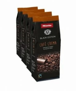 Miele Black Edition Cafe Crema (4x 250g) Kaffeebohnen