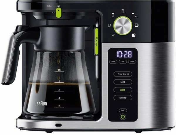 Kaffeemaschinen Braun KF 9050 BK MultiServe Kaffeeautomat Mit Timer Schwarz/edelstahl 8 Kaffeemaschinen Braun KF 9050 BK MultiServe Kaffeeautomat Mit Timer Schwarz/edelstahl – Bild 6