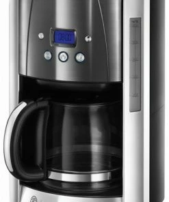 Kaffeemaschinen Russell Hobbs Luna Digitale Glas-Kaffeemaschine Mit Timer Moonlight Grau