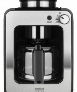 Kaffeemaschinen Caso Coffee Compact Kaffeeautomat Mit Intergrierter Kaffeemühle Schwarz/edelstahl