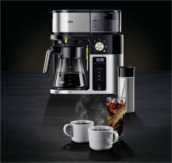 Kaffeemaschinen Braun KF 9050 BK MultiServe Kaffeeautomat Mit Timer Schwarz/edelstahl 6 Kaffeemaschinen Braun KF 9050 BK MultiServe Kaffeeautomat Mit Timer Schwarz/edelstahl – Bild 4