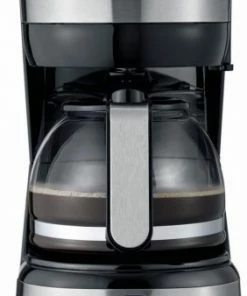 Kaffeemaschinen Severin KA 4808 Kaffeeautomat Edelstahl-gebürstet/schwarz