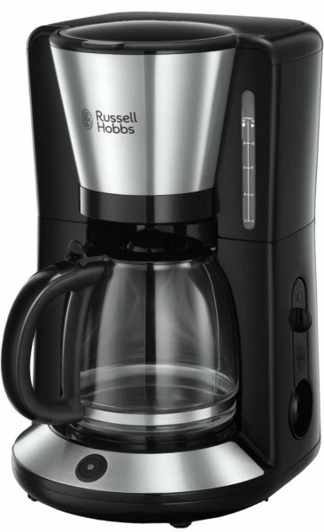 Kaffeemaschinen Russell Hobbs Adventure Glas-Kaffeemaschine Edelstahl/schwarz 3 Kaffeemaschinen Russell Hobbs Adventure Glas-Kaffeemaschine Edelstahl/schwarz