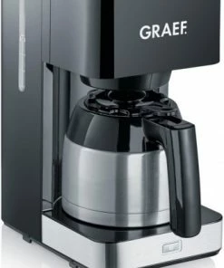 Kaffeemaschinen Graef FK 412 Kaffeeautomat Mit Thermokanne Schwarz