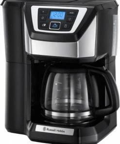 Kaffeemaschinen Russell Hobbs Chester Grind & Brew Kaffeemaschine Kaffeeautomat Mit Timer Schwarz/edelstahl